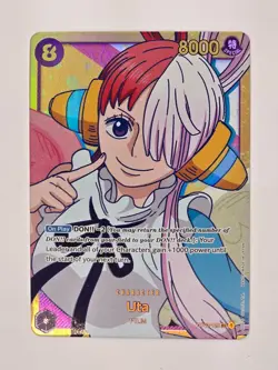 Uta OP02-120 SEC Holo ONE PIECE Card Japan Paramount War - Image 1