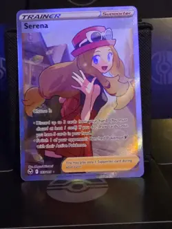 Pokemon TCG Serena Full Art Silver Tempest Holo Ultra Rare Card 193/195 MINT - Image 1
