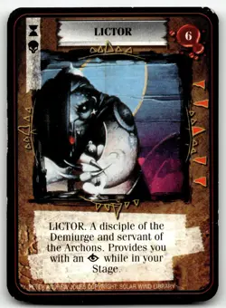 1995 Kult Reality is a Lie! Trading card game - LICTOR - Image 1