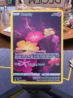 Comfey GG14/GG70 Crown Zenith Galarian Gallery Ultra Rare Holo Pokemon Card - Image 1