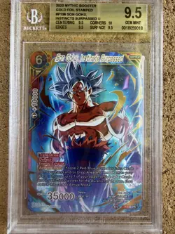 Son Goku, Instincts Surpassed (Gold Foil Stamped) promo card (#P-198 PR) - Image 1