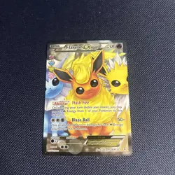 Pokemon TCG Flareon EX Holo Full Art Ultra Rare Card - Image 1