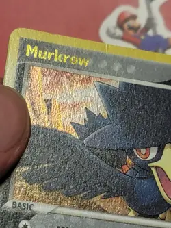 Murkrow Pokemon Card EX Unseen Forces Reverse Holo 2005 Nintendo VTG TCG - Image 4