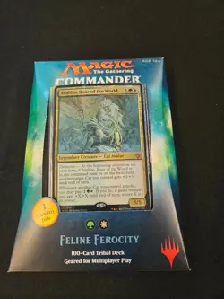MTG Magic Commander 2017 Feline Ferocity Deck SEALED ENGLISH FREEShip - Image 1