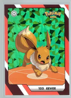 2025 Pokemon Kanto Full House - Green Cracked Ice Holo-EEVEE #133 - Image 1