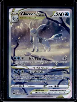 2023 Pokemon SWSH Crown Zenith Glaceon VST Galarian Gallery #GG40/GG70 - Image 1