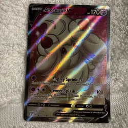 Alcremie V Full Art 064/072 Shining Fates Holo Ultra Rare Pokemon TCG - Image 4