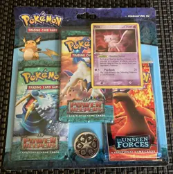 Pokemon EX 3 pack booster blister - (2) Power Keepers and (1) Unseen Forces - Image 1