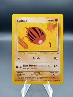 2000 Pokemon Neo Revelation Swinub #57 - Image 1