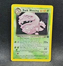 Pokemon TCG - Dark Weezing Team Rocket 31/82 Rare LP - Image 1