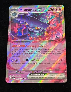 Mismagius EX 036/094 Phantasmal Flames Double Rare Holo Pokemon Card NM/M - Image 1