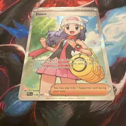 Pokemon Dawn 118/94 Full Art 2025 TCG Phantasmal Flames English Card NM - Image 4