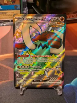 Great Tusk ex SVP072 Pokemon TCG Scarlet & Violet Black Star Promo NM - Image 1