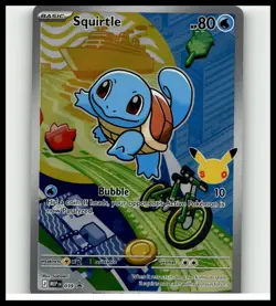 Pokemon Squirtle MEP 039 First Partner Illustration Rare Promo 30th Anniversary - Image 1
