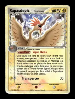 Carte Pokemon Rapasdepic 18/100 EX Gardiens de Cristal FR - Image 1