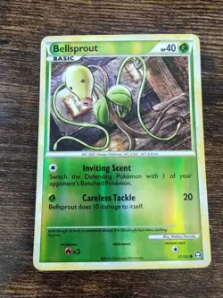 Pokemon Bellsprout 57/102 HeartGold & Soulsilver HGSS Triumphant Reverse Holo - Image 1