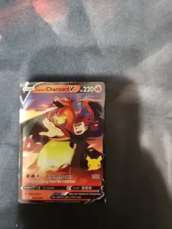 POKEMON 25TH ANNIVERSARY CELEBRATIONS LANCE'S CHARIZARD V #133 - Image 1