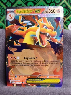 Mega Charizard Y ex 022/217 Ascended Heroes Pokemon TCG Holo Double Rare NM - Image 1