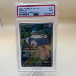2023 POKEMON SVP EN-SV BLACK STAR PROMO 151 ELITE TRAINER BOX #051 SNORLAX PSA 9 - Image 1