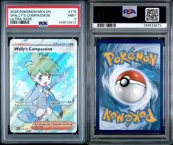 2025 POKEMON MEG EN-MEGA EVOLUTION ULTRA RARE #176 WALLY'S COMPASSION PSA 9 - Image 3