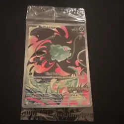 Pokemon Bulbasaur Mega Evolution Stamped Illustration Rare Holo 133/132 80 HP - Image 1