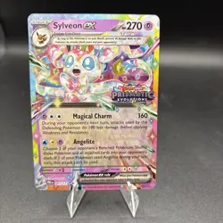 Sylveon ex 041/131-Pokemon-Double Rare *Stamped* Holo-Prismatic Evolutions - NM - Image 1