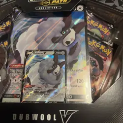2020 Pokemon TCG Champions Path Dubwool V Box Collection Black Star New Sealed - Image 3