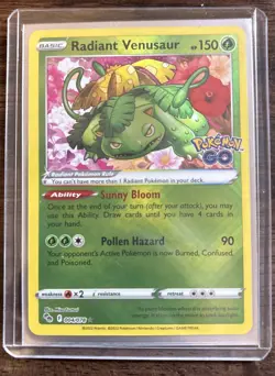 Pokemon GO Radiant Venusaur 004/078 Holo - Image 1
