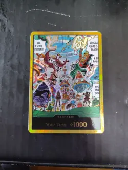 One Piece OP14 Azure Sea's Seven Egghead Gold Don Your Turn +1000 Foil Rare - Image 1