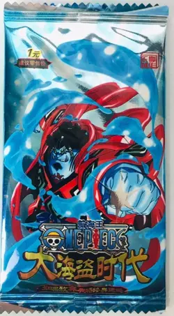 ONE PIECE LUFFY ANIME King of Pirate CCG TCG RARE 1 Booster Packs Trading Cards - Image 2