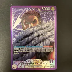 ONE PIECE - CHARLOTTE KATAKURI OP11-062 ALT ART LEADER ENG FIST OF DIVINE SPEED - Image 1
