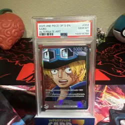 Sabo (004) (Alternate Art) OP13-004 Carrying On His Will Foil - Image 1