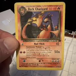 Pokemon Dark Charizard TCG Non-Holo Rare Card 21/82 - Image 1
