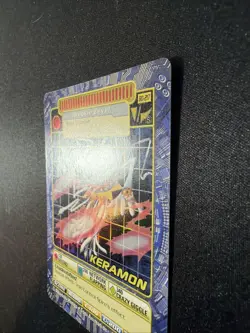 2002 Bandai Digimon Keramon Rookie Level Holo Foil Card BO-217 - Image 3