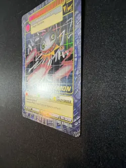 2002 Bandai Digimon Keramon Rookie Level Holo Foil Card BO-217 - Image 5
