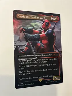 Deadpool, Trading Card (Rainbow Foil) Secret Lair Drop Foil LP - Image 2