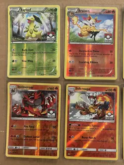POKEMON LEAGUE PROMO 10 Card Lot - Bayleef, Braixen, Darkrai, Florges etc - Image 2