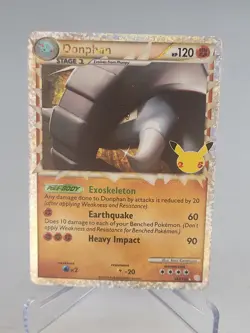 Pokemon Card Donphan 107/123 Celebrations Classic Collection Near Mint - Image 1