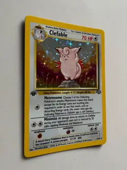 Clefable 1st Edition card Holo 1/64 Jungle, rare, never played - Image 1