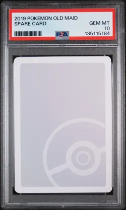 2019 POKEMON OLD MAID SPARE CARD PSA 10 - Image 1
