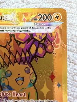 Pokemon TCG Pikachu EX Prismatic Evolutions Gold Hyper Rare Card 179/131 MINTY - Image 5