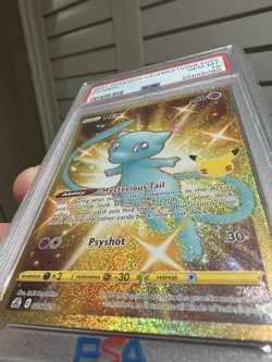 Pokemon 2021 Celebrations Mew 025/025 Full Art Holo Rare PSA 10 Graded Card - Image 3