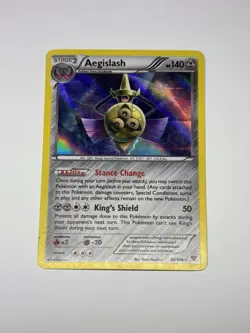 Aegislash 86/146 XY Base Set Holo Rare Pokemon Card TCG NM - Image 1