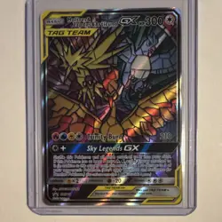 Pokemon Moltres & Zapdos & Articuno GX TAG TEAM Promo Holo SM210 Card - Image 1