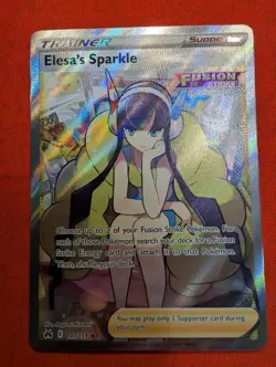 Elesa’s Sparkle ✨ Crown Zenith 147/159 Full Art Ultra Rare Pokemon TCG Card NM - Image 1