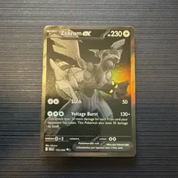 🔥 Pokemon Zekrom EX 172/086 SV: Black Bolt Secret Rare 🔥 High-End Chase Card💎 - Image 1