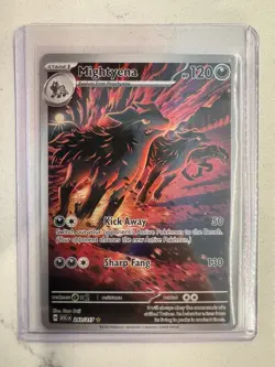 Pokemon Mightyena 243/217 Holo Rare ASC Stage 1 HP 120 Pokemon TCG Card NM - Image 3