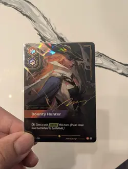 Miss Fortune Bounty Hunter Legend Foil Autographed Card 309/298 2023 - Image 2