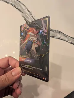 Miss Fortune Bounty Hunter Legend Foil Autographed Card 309/298 2023 - Image 3