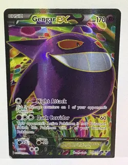 Pokemon Gengar EX Full Art Ultra Rare Holo 114/119 XY Phantom Forces Card 170 - Image 1
